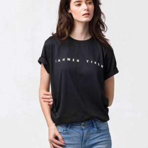 Black Cotton Stylish T Shirt